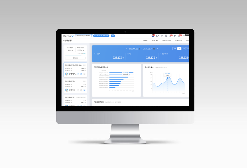 소셜채널관리 썸네일 이미지